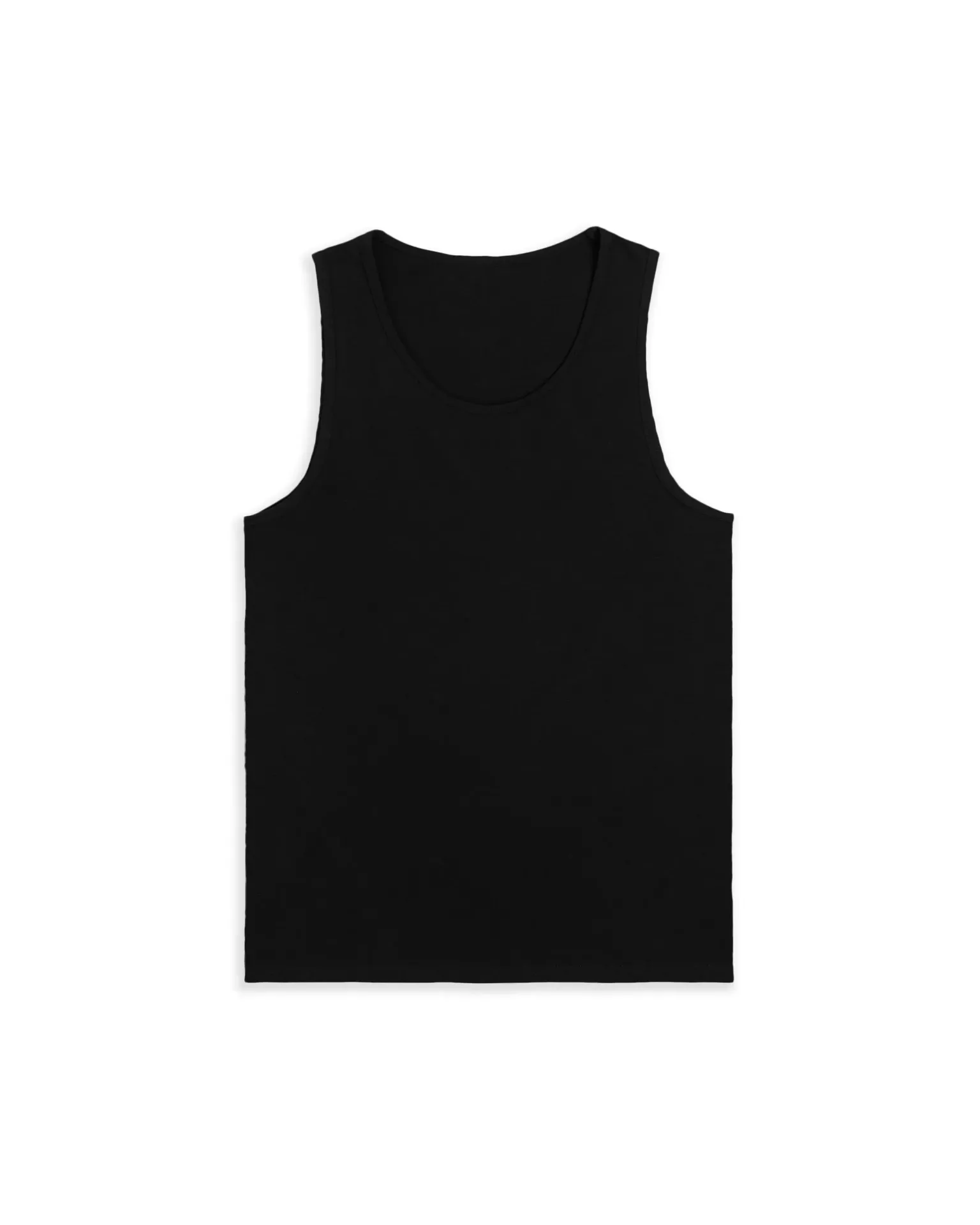 Mens Premium Tank Top 5.5 oz (Black, XS)