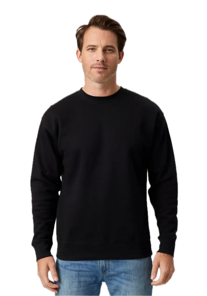 Unisex Premium Crewneck Sweatshirt 8.5 oz (S, Black)