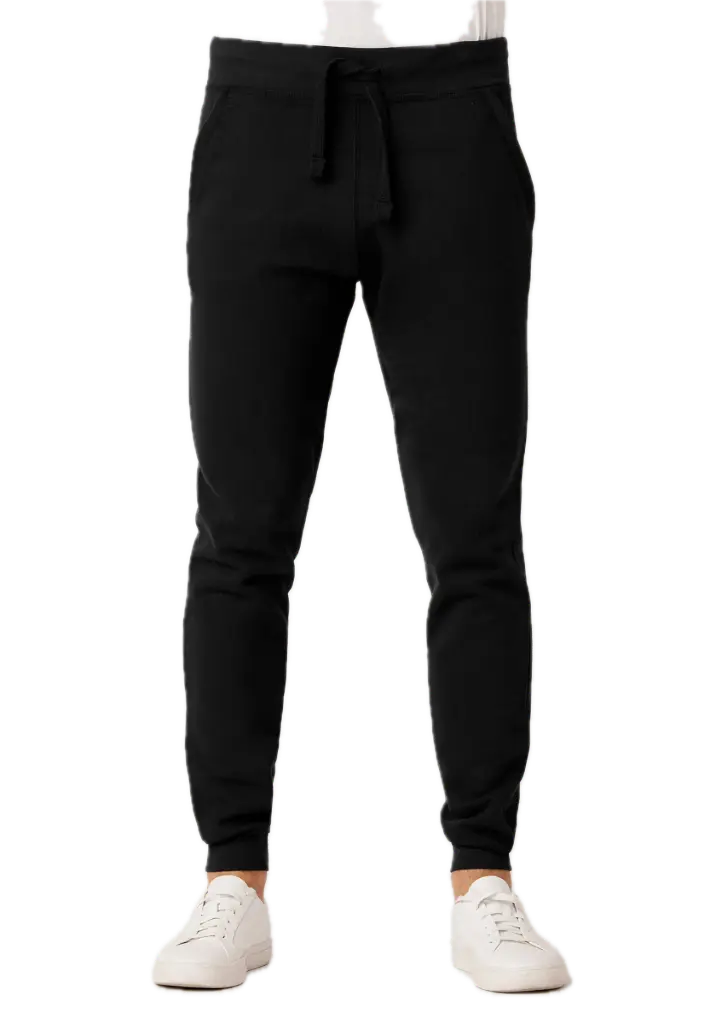 Unisex Premium Jogger Waistband 8.5 oz (XS, Black)