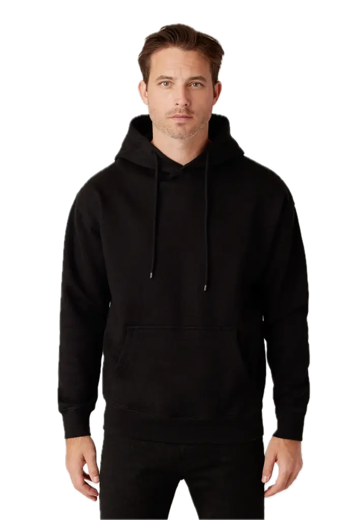 Unisex Super Heavy Hoodie 14.00 oz (Black, S)