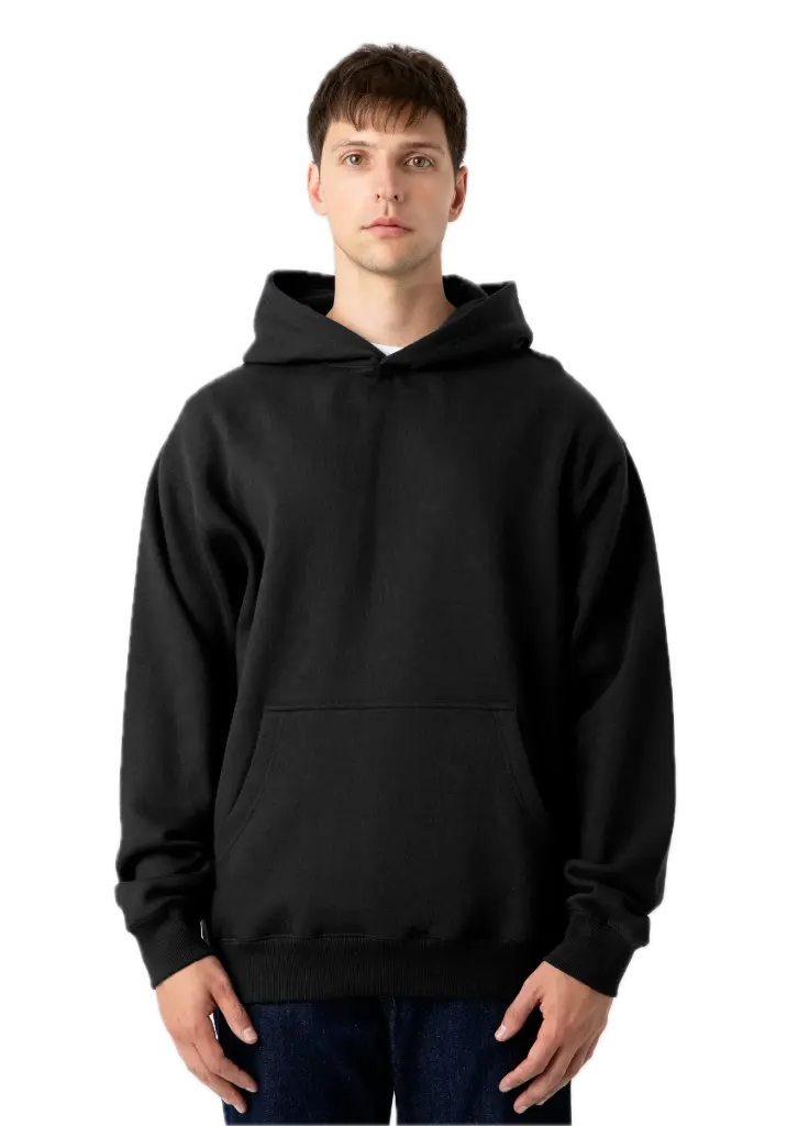 Men's Premium Box Hoodie 10.00 oz (S, Black)