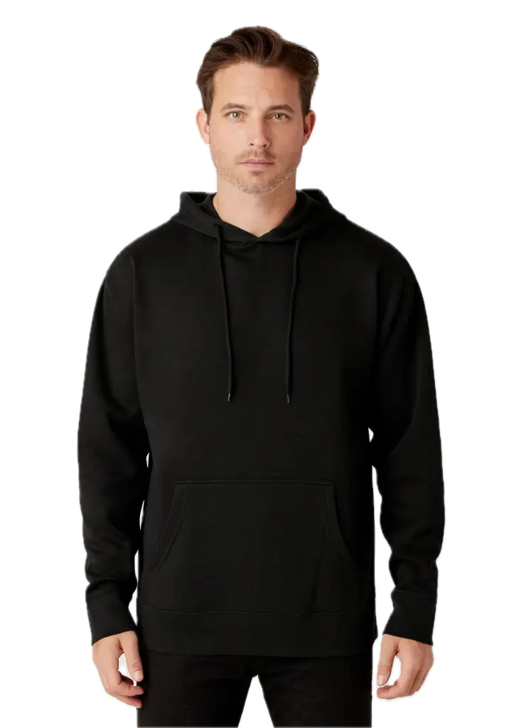 Unisex Lightweight Hoodie 7.00 oz (Black, XS)