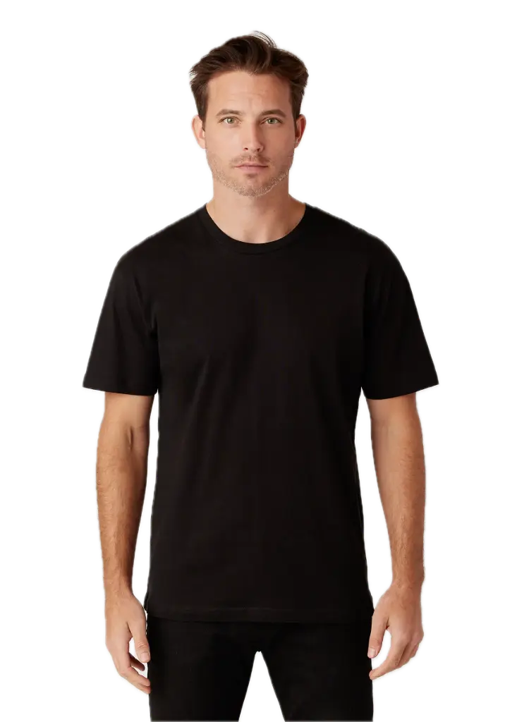 Men's Premium Short Sleeve Tee 5.5 oz (XS, Black)