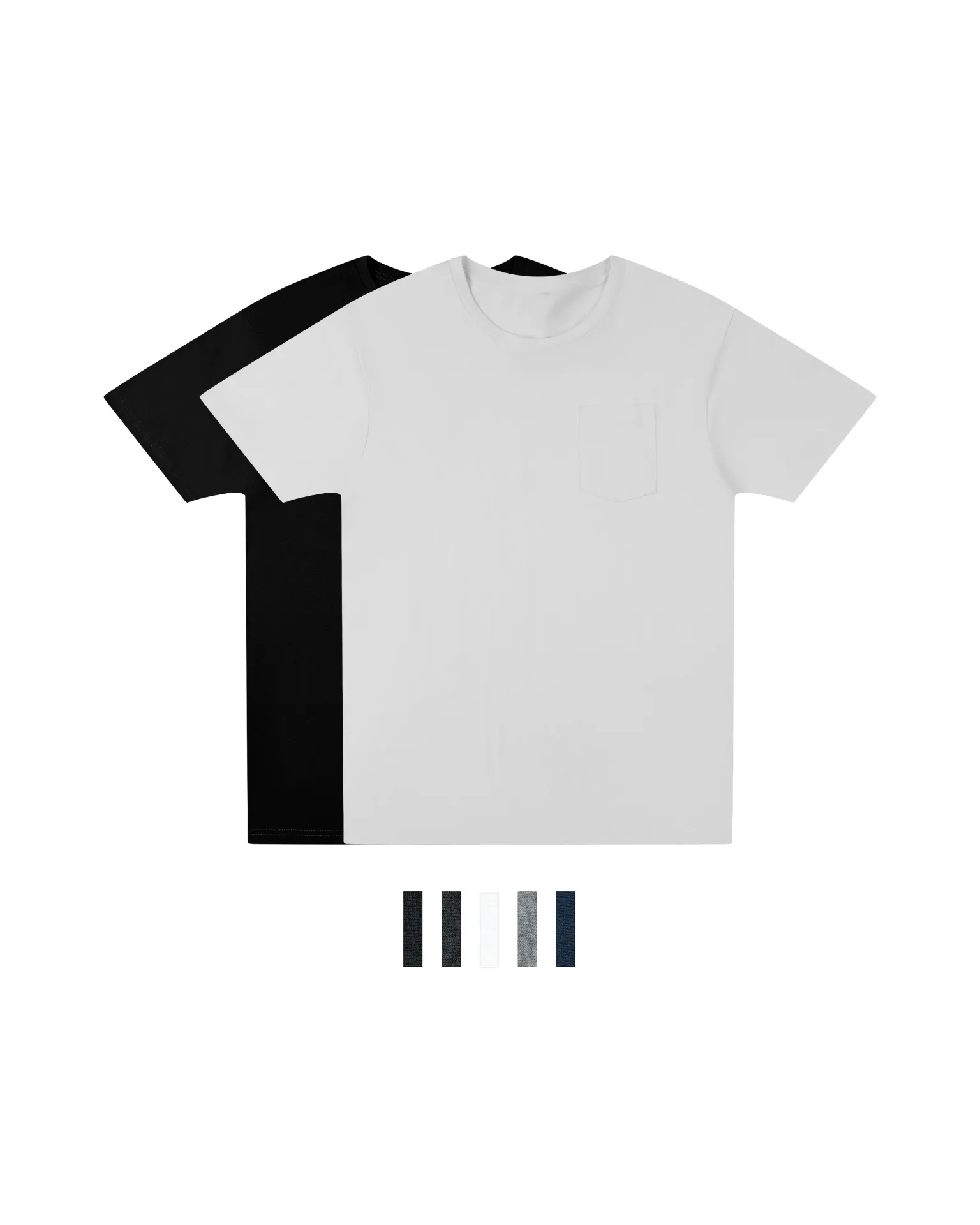 Men's Premium Pocket T-Shirt 5.5 oz (Black, S)