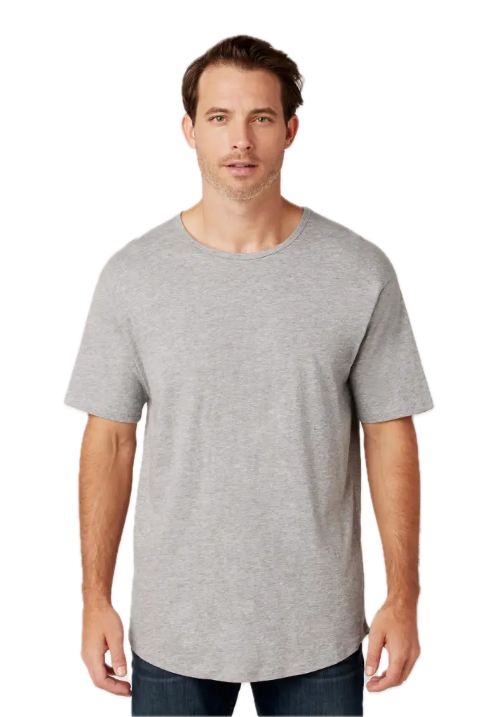 Unisex Drop Tail T-Shirt 4.3 oz (Black, XS)