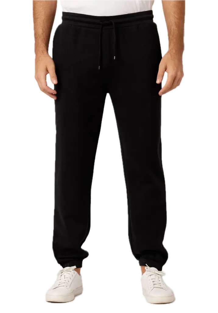 Unisex Lightweight Sweatpants 7.0 oz (XS, Black)